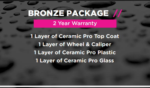 Ceramic Pro Packages - Bronze