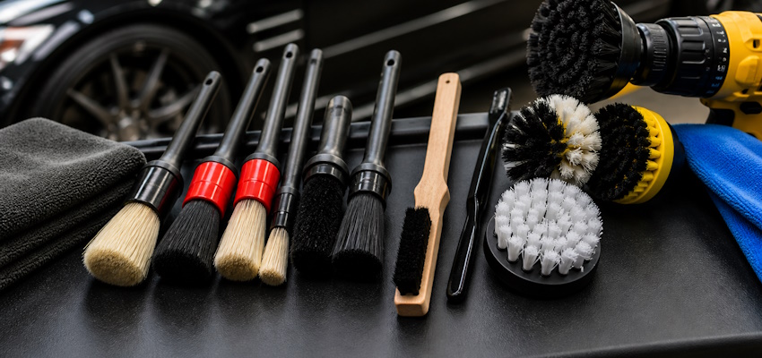Types of Detailing Brushes.